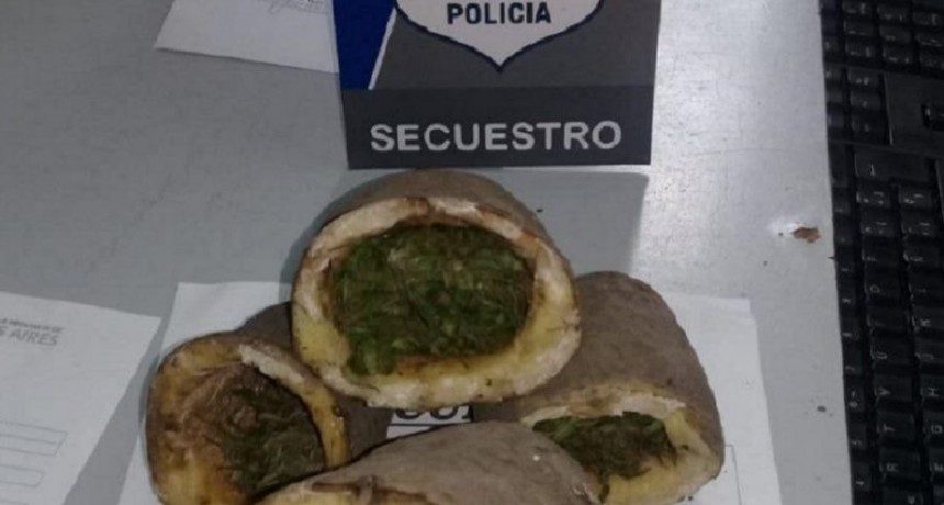 Intentó ingresar a una cárcel con papas rellenas de marihuana