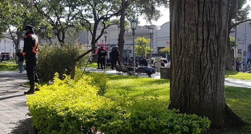 Murió en la Plaza