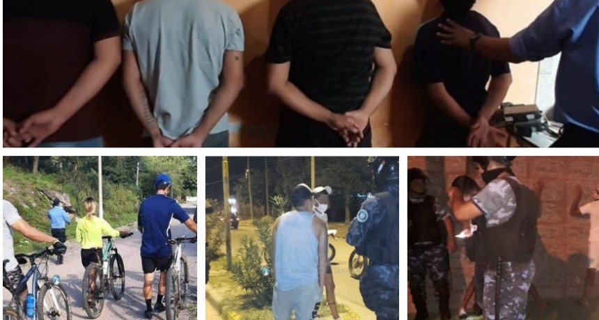 A 60 días del Aislamiento social, preventivo y obligatorio 3.409 personas fueron detenidas en toda la provincia