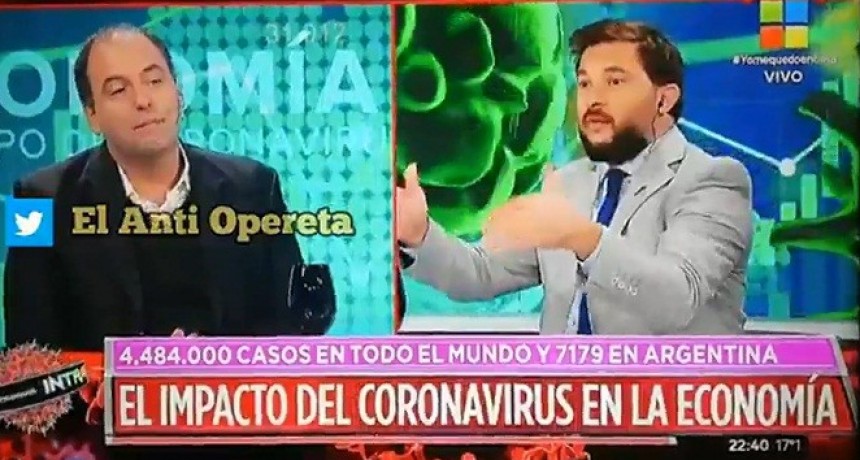 Brancatelli culpó al coronavirus por la crisis económica y un especialista lo dejó sin palabras