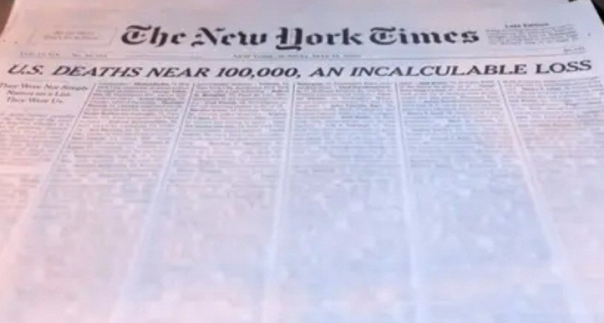 Estados Unidos superó las 100.000 muertes por coronavirus
