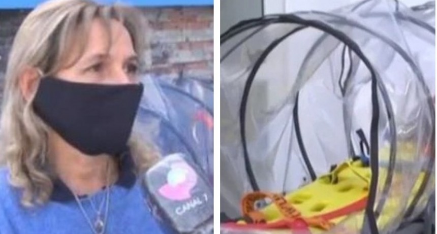 Entregaron mangas de protección para el Hospital Malbrán