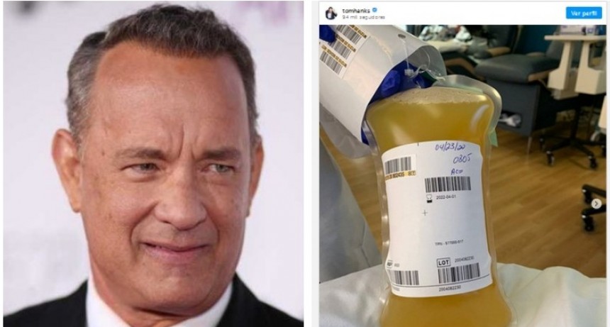 Tom Hanks vuelve a donar plasma para luchar contra al coronavirus