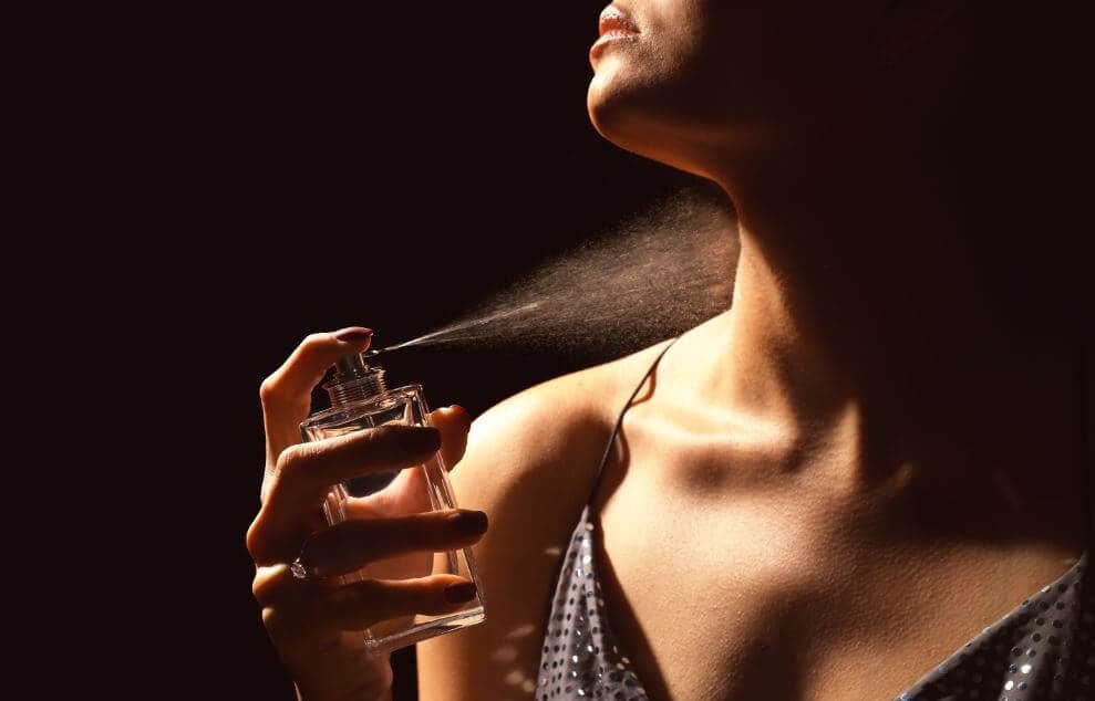 ¿Estás echando bien el perfume?