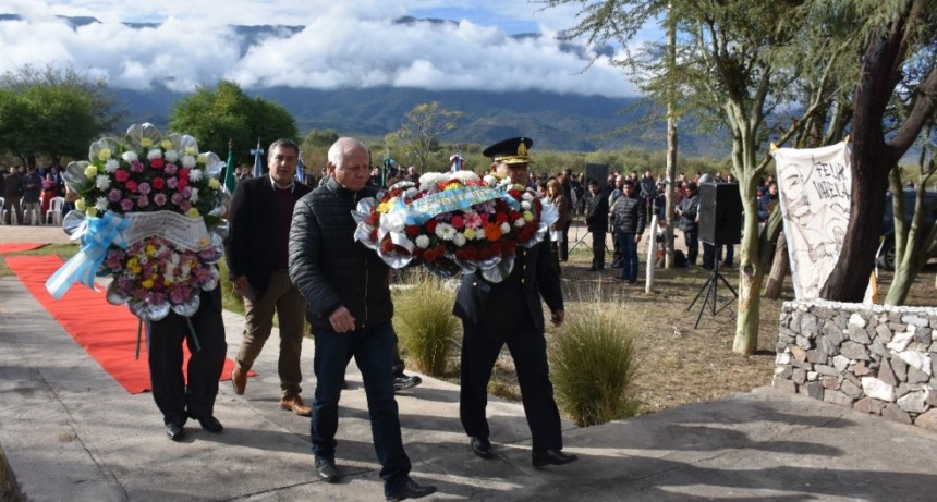 Recordaron a Felipe Varela en Valle Viejo