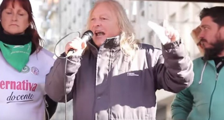 Rub&eacute;n "Pollo" Sobrero: Hay que echar a la mierda al gobierno de Macri