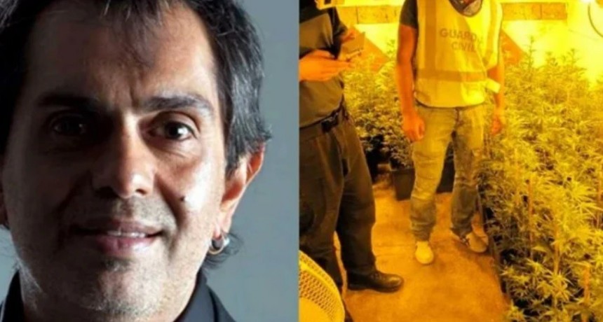 Allanan la casa de Mario Teruel y hallan invernadero de marihuana