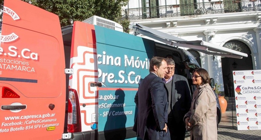Capresca presentó su unidad móvil itinerante