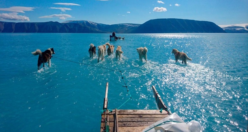 El terrible Deshielo de GROENLANDIA en una foto