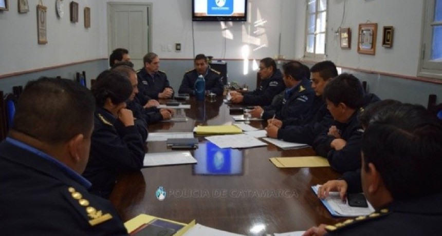 Se reunió la cúpula de la Policía, presentaron balances y el plan de seguridad