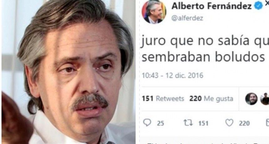 El incómodo momento de Alberto Fernández en San Juan: tuvo que explicar un viejo comentario en Twitter