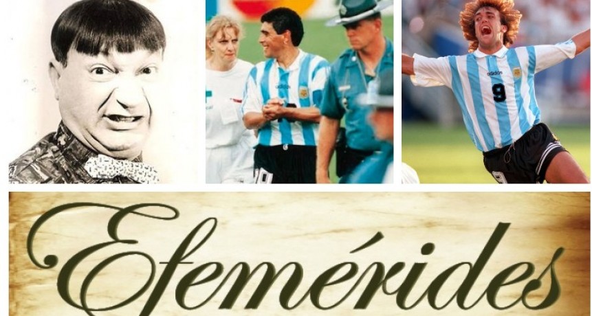 Un día como hoy: efemérides del 27 de junio