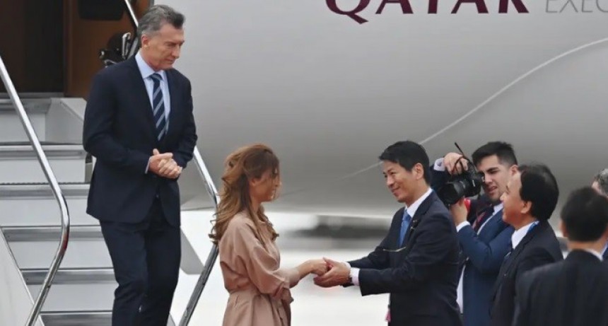 Mauricio Macri llegó a Japón para participar de la Cumbre del G-20