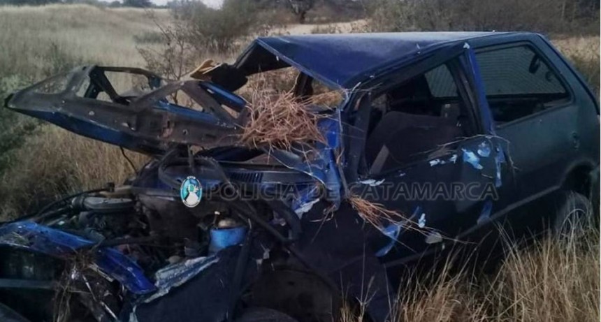 Automovilista se salvó de milagro tras un violento vuelco