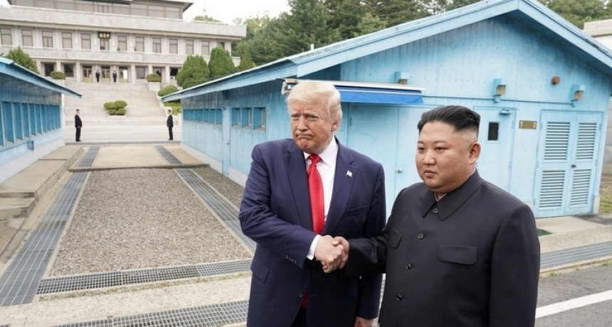 Encuentro histórico: Donald Trump y Kim Jong-un se reunieron en la Zona Desmilitarizada de Corea