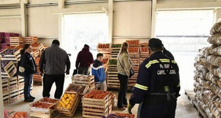 Mercado de Abasto cerrado por prevención