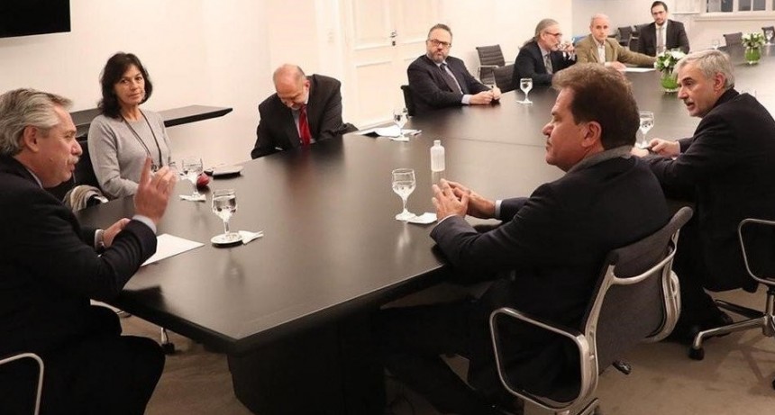 Alberto Fernández y el CEO de Vicentin en Olivos