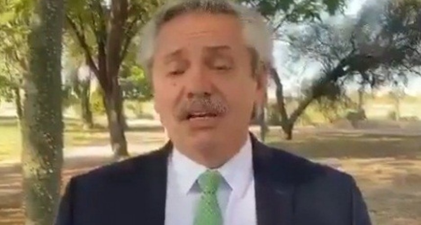 Fernández grabó un video contando por qué canceló la visita a Catamarca