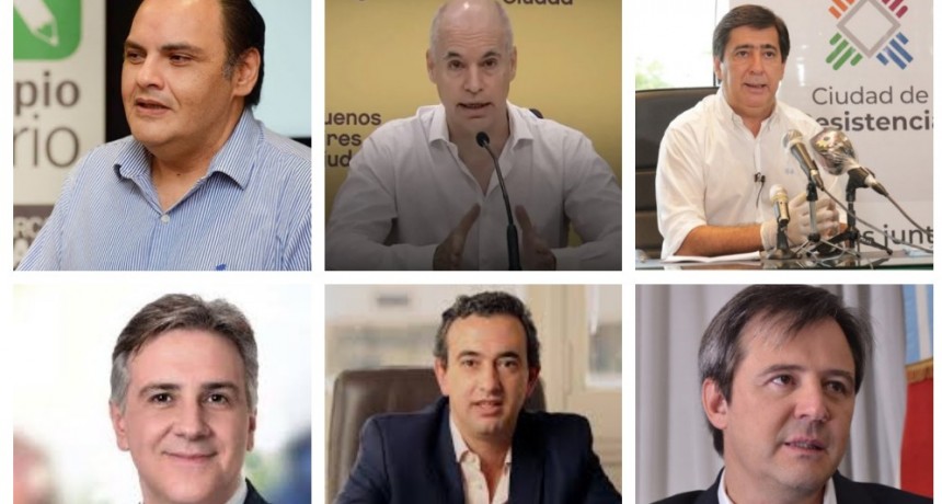 Gustavo Saadi junto a Horacio Rodríguez Larreta y otros intendentes evaluaron el avance del covid-19