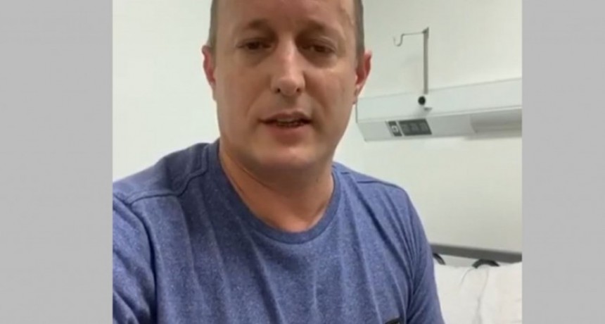 Insaurralde continuará internado por COVID-19 y será tratado con plasma