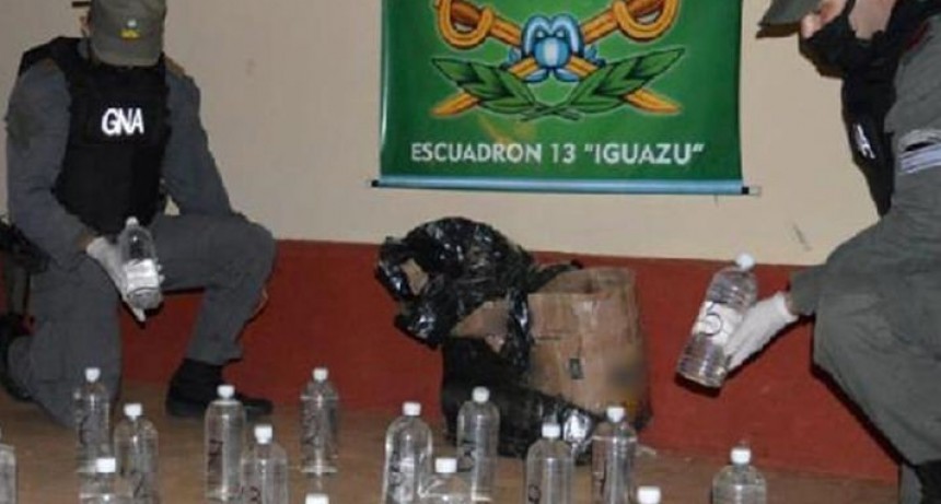  Apareció otro embarque de cocaína líquida en botellas