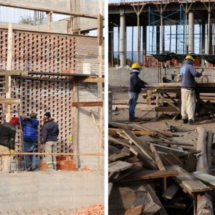 Gran avance en la obra donde será la nueva sede de Casa de Gobierno