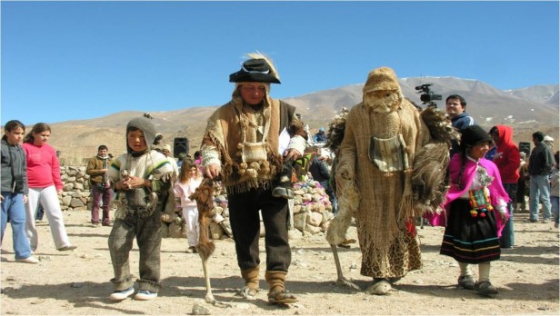 Corpachada en la Casa de la Cultura