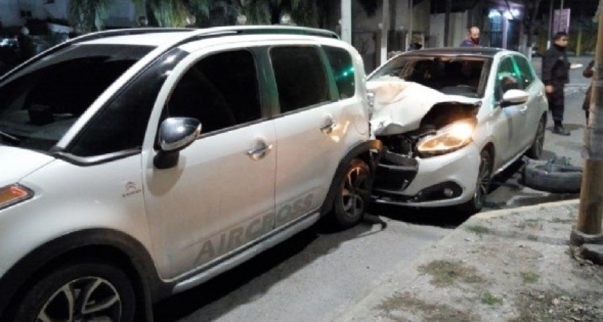 Accidente en la avenida Presidente Castillo
