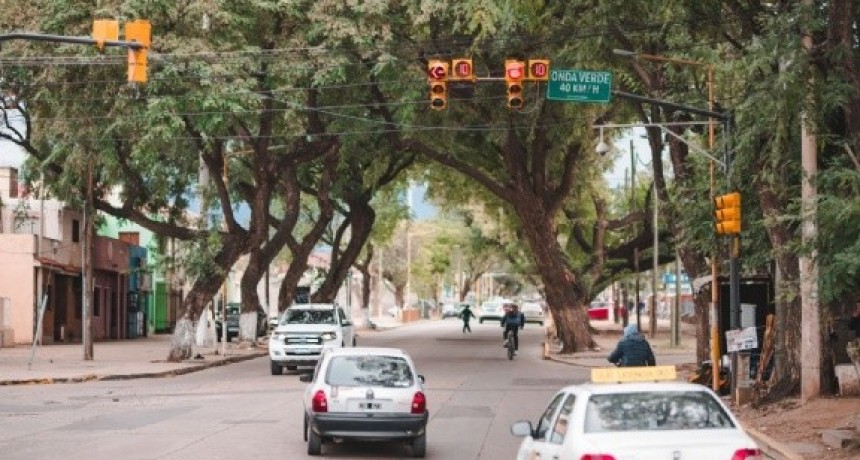 Onda verde en avenida Ocampo