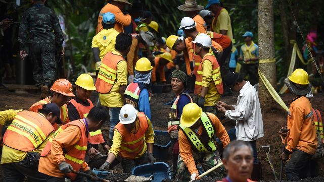 Tailandia: evacuaci&oacute;n de pel&iacute;cula para nenes atrapados en cueva
