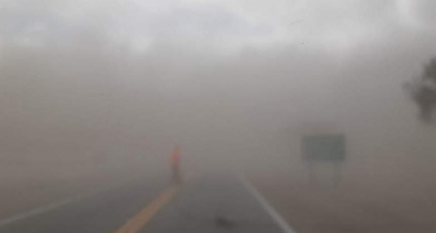 Por malas condiciones climáticas, la Gobernadora no pudo llegar a Santa María