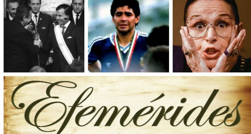 Un día como hoy: efemérides del 8 de julio