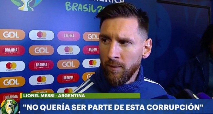 Messi: Nosotros no tenemos que ser parte de esta corrupción