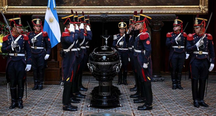 Despiden al expresidente Fernando de la Rúa en el Congreso Nacional