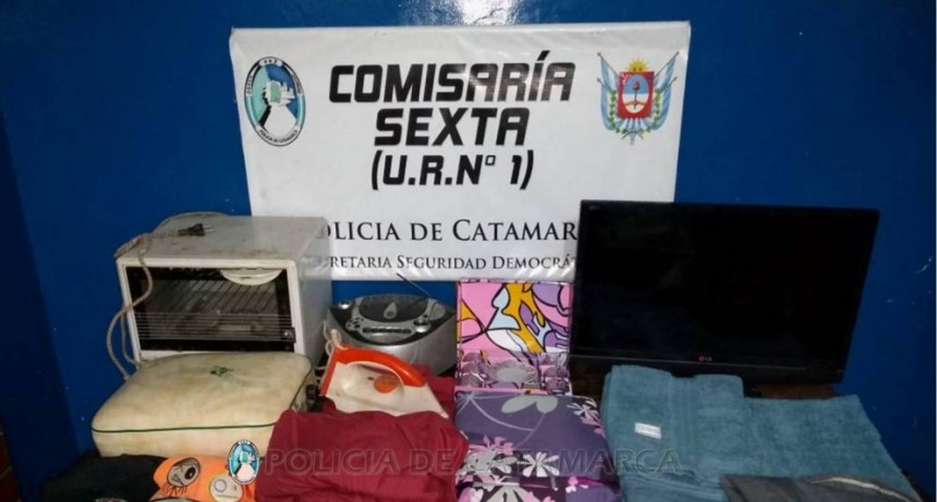 Recuperan varios elementos sustraídos en una vivienda de la zona sur