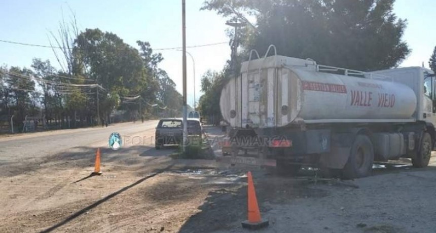 Camión de la Municipalidad embistió a un niño en bicicleta