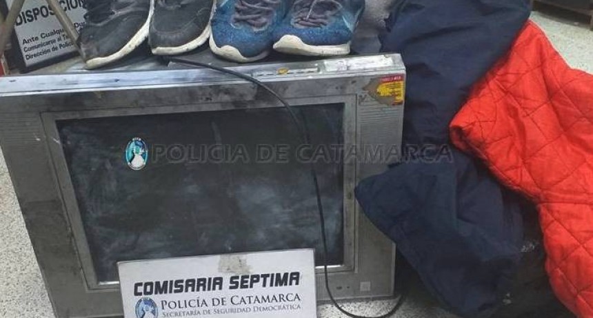 Policías recuperaron varios elementos robados en el Eva Perón