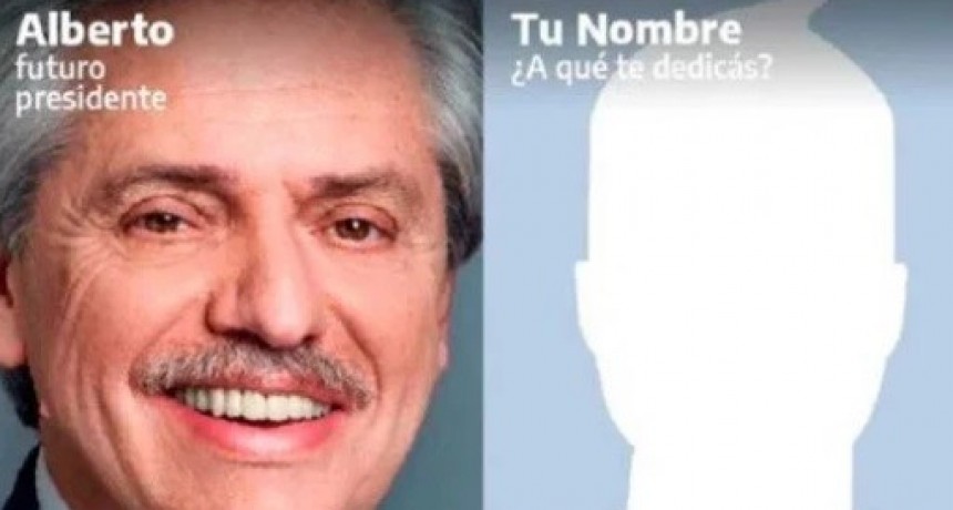 Campaña tecnológica: El Frente de Todos lanzó una app para que sus votantes puedan tener “Su afiche con Alberto