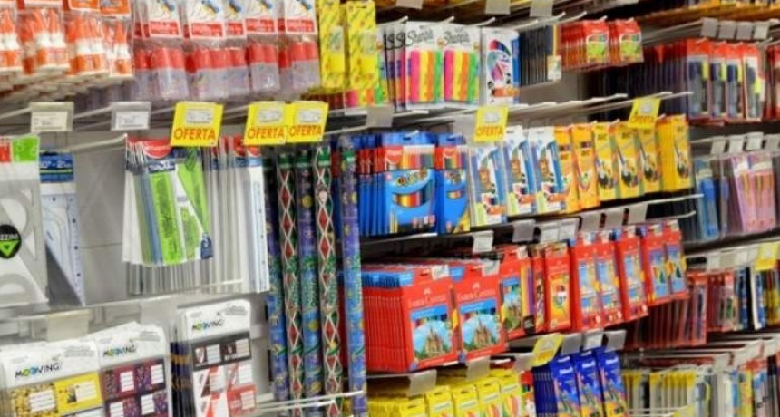 Se vienen los descuentos del 50% en artículos de librería y uniformes