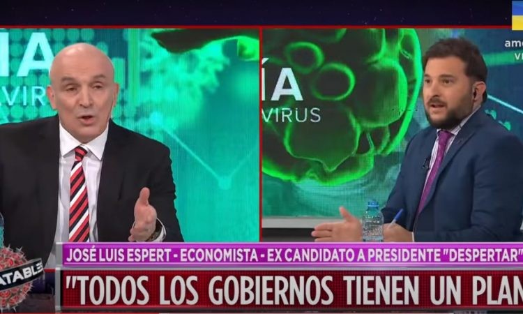 “Me encanta que seas así, bien imbécil”: tenso duelo entre Espert y Brancatelli