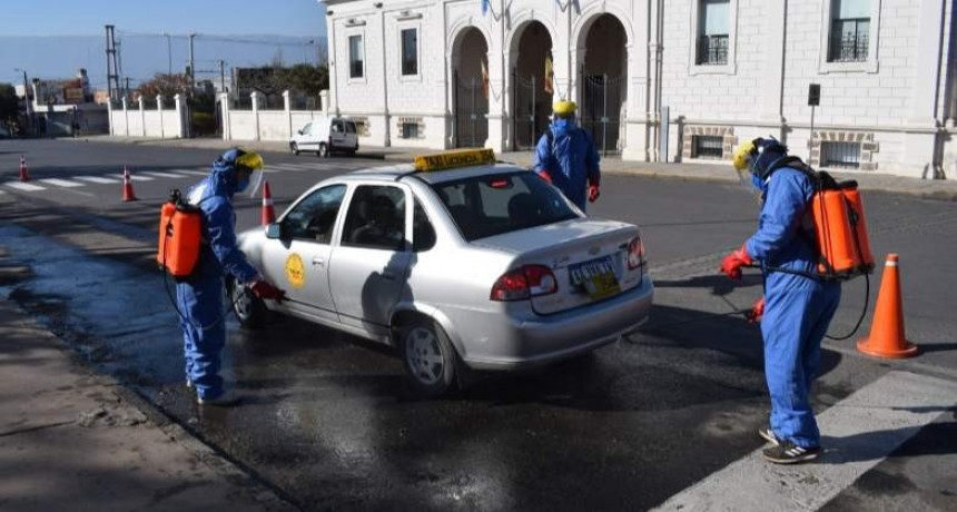 Sanitización en taxis y remises en Capital