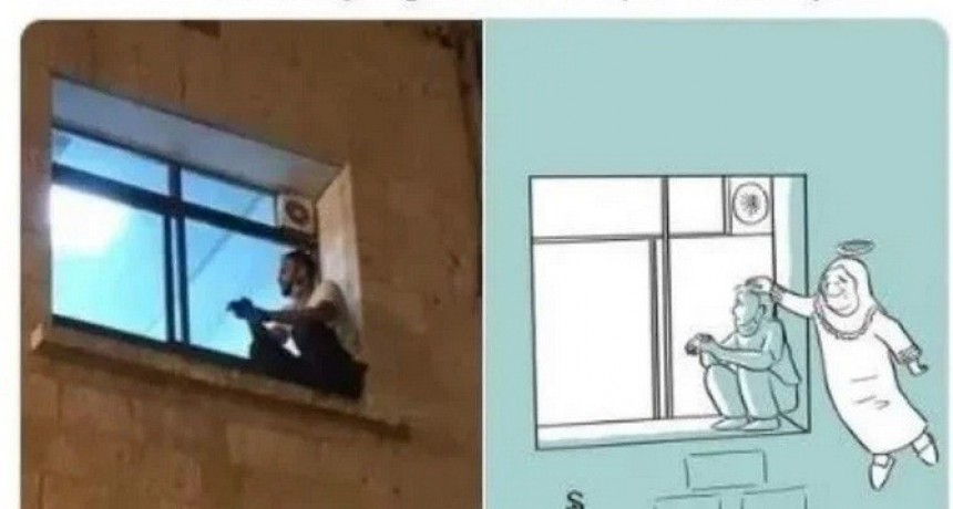 Coronavirus: trepó hasta la ventana del hospital para ver morir a su madre