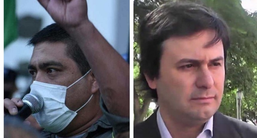 Walter Arévalo le respondió a Aguirre: Si llegan a tocar el sueldo de los trabajadores vamos a convocar a un paro general