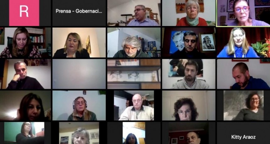 Raúl en la presentación de la Comisión de Arraigo del PJ Nacional 