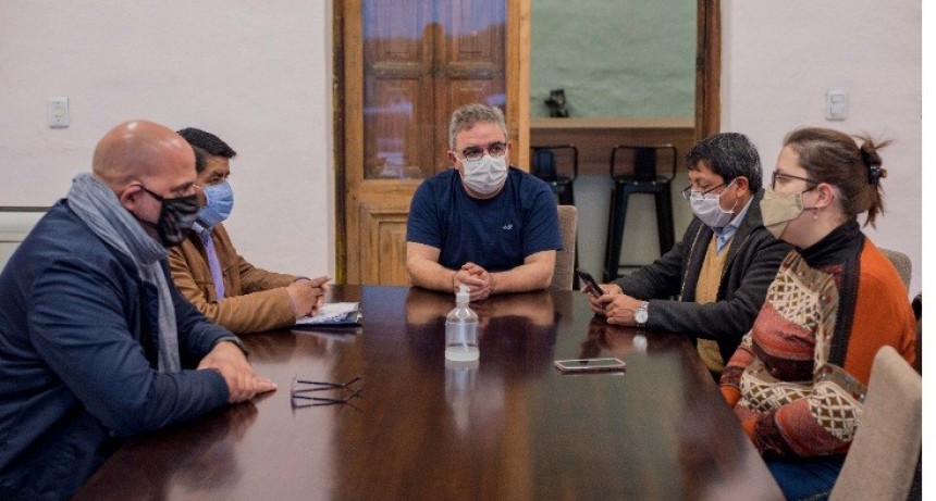 Raúl recibió al intendente Taritolay por dos grandes obras  de infraestructura vial