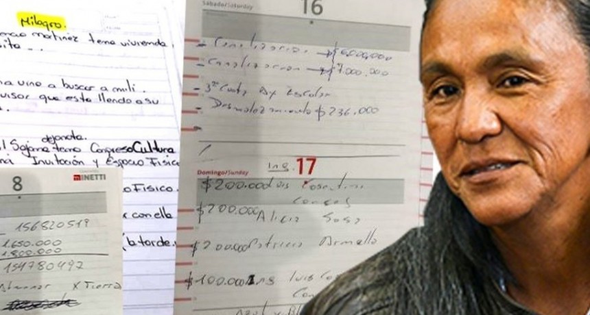 Ahora aparecieron los "cuadernos" de Milagro Sala