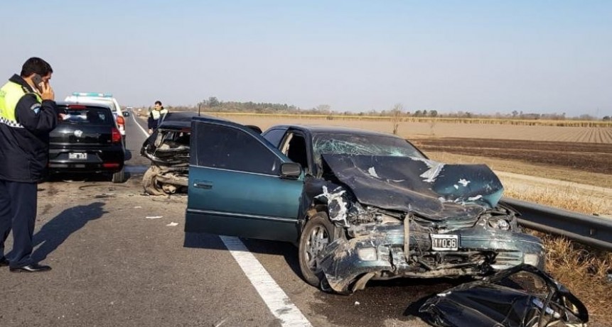 Quema de ca&ntilde;averales: al menos tres heridos en un m&uacute;ltiple choque en la ruta 38