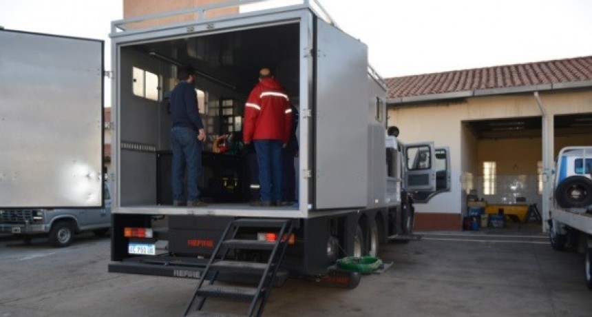 Naci&oacute;n envi&oacute; a Catamarca Moderno CAMI&Oacute;N-TALLER M&Oacute;VIL para recuperar equipos viales