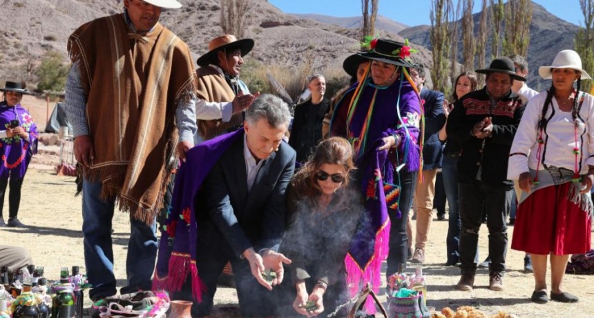 Macri en la ceremonia de la Pachamama: Muchos argentinos se olvidan dónde estábamos en 2015