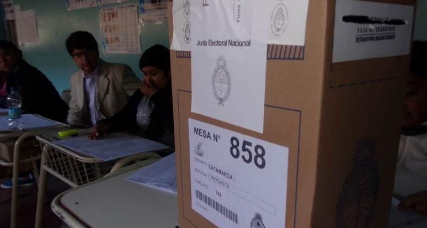 Autoridades de mesa designadas para las PASO